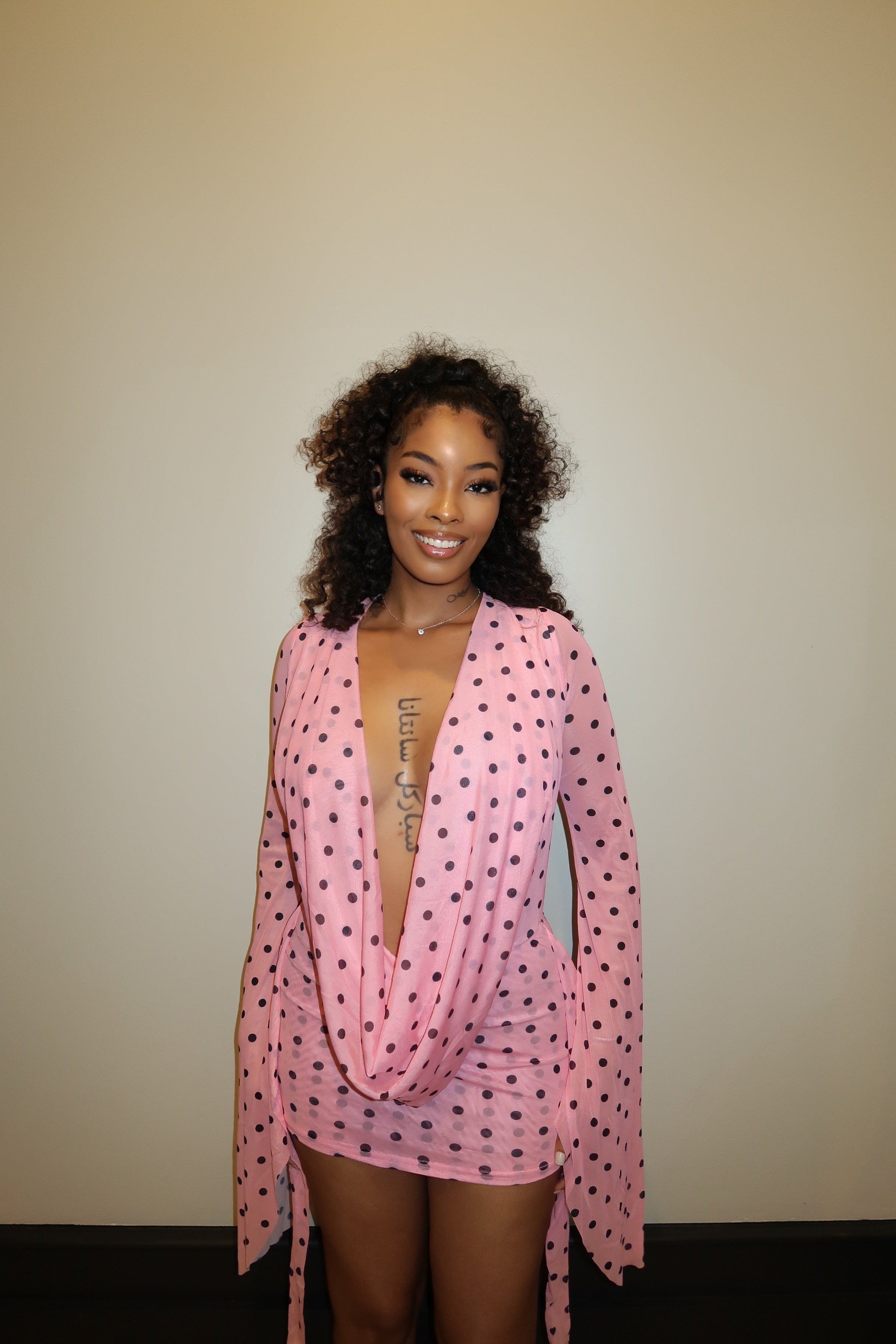 Pretty in Polka Mini Dress 🎀