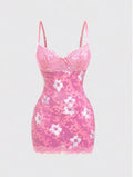 Blushing Bloom Lace Mini Dress🌸