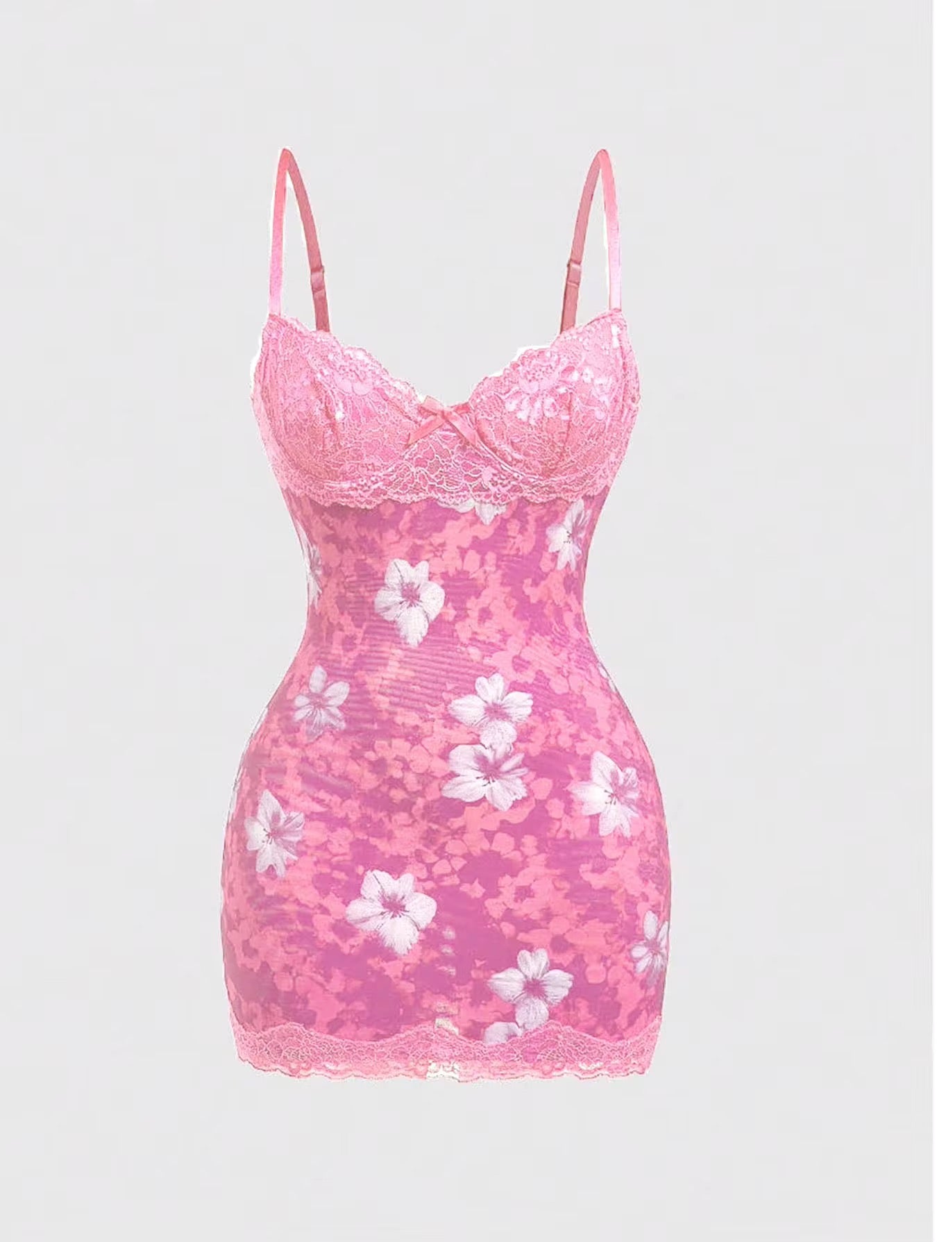 Blushing Bloom Lace Mini Dress🌸